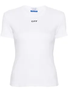 OFF-WHITE - T-shirt In Cotone Con Logo #3087210