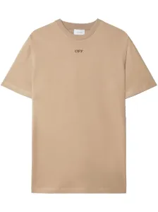 OFF-WHITE - T-shirt In Cotone Con Logo #2411259