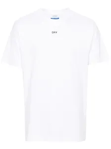 OFF-WHITE - T-shirt In Cotone Con Logo #3083098