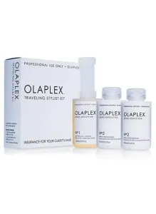 Olaplex Set per capelli colorati o chimicamente trattati (Traveling Stylist Kit) 3 x 100 ml
