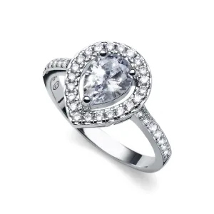 Oliver Weber Splendido anello in argento Water 63267 52 mm