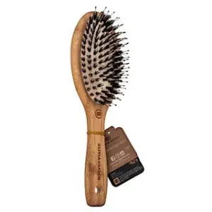 Olivia Garden Bamboo Touch Detangle Combo spazzola per capelli per una facile pettinatura dei capelli Small