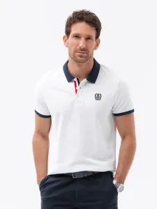 Ombre Men's polo shirt with contrasting elements #2260453