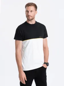 Ombre Men's two-tone cotton t-shirt #3040794
