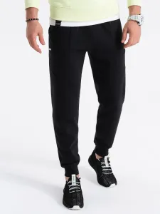 Ombre Men's sweatpants joggers - black