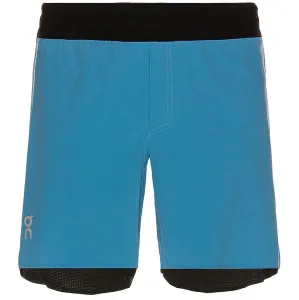 On Running Mens Lightweight Shorts Black/Blue - XL BLACK