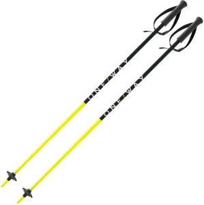 One Way Junior Poles Yellow/Black 85 cm Bastoncini da sci