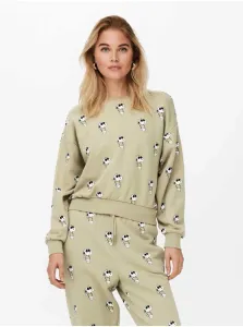Beige Women's Patterned Sweatshirt ONLY Peanuts - Women #1011354