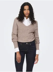 Beige women's sweater ONLY Atia - Women