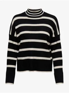 Black Striped Sweater ONLY Ibi - Women #1794005
