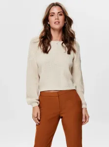 Cream sweater with lace ONLY Xenia - Women #207445