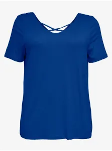 Dark blue women's T-Shirt ONLY CARMAKOMA Bandana - Women #2267420