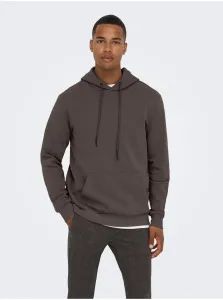 Grey Basic Hoodie ONLY & SONS Ceres - Men