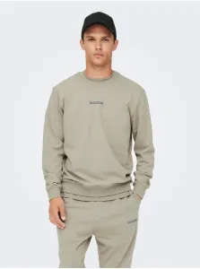Light Grey Sweatshirt ONLY & SONS Elon - Men #1805594