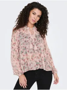 Light pink women's floral blouse ONLY Aida - Women #2215237