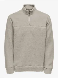Men's Light Grey Sweatshirt ONLY & SONS Remy - Men