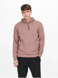 Old Pink Mens Hoodie ONLY & SONS Ceres - Men #2265325