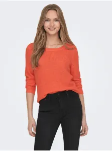 Orange Womens Sweater ONLY Geena - Women
