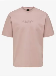 Pink T-Shirt ONLY & SONS Les Classiques - Men