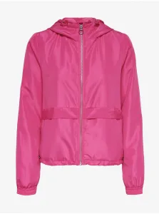 Dark pink women's light jacket ONLY Malou - Women