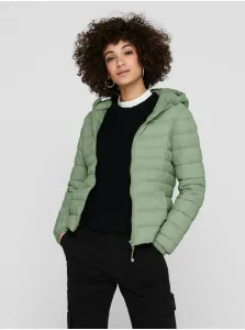 Green Ladies Quilted Jacket with Hood ONLY Tahoe - Women