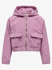 Light purple girly short corduroy jacket ONLY Kenzie - Girls