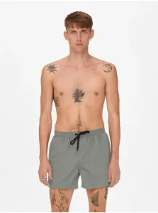 Grey Mens Swimwear ONLY & SONS Ted - Men #1749442