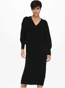 Black sweater midishdresses ONLY New Tessa - Women #2488979
