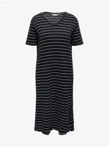 Black Women's Striped Maxi-Dress ONLY CARMAKOMA Fine - Ladies #2281459