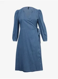 Blue denim wrap dress ONLY CARMAKOMA Irina - Ladies