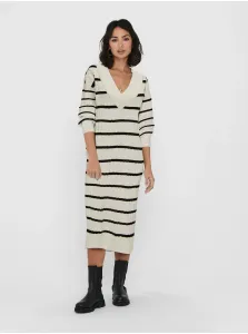 Creamy Women's Striped Sweater Midishats ONLY New Tessa - Women #2425453