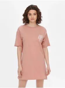 Light pink short dress with print ONLY Lucy - Women