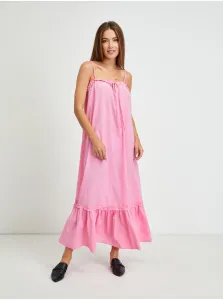 Pink loose midishdresses for hangers ONLY Allie - Women #941563