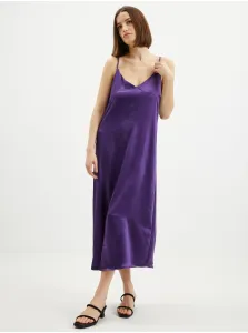 Purple Ladies Satin Midishdresses for Straps ONLY Cosmo - Women #939297