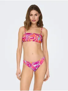 Dark pink Women's Patterned Swimwear Upper ONLY Lolli - Women #1499096