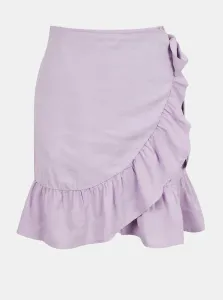 Purple wrap skirt with ruffle ONLY Olivia - Women #89513