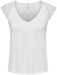 ONLY T-shirt da donna ONLPETRA Slim Fit 15315803 White L