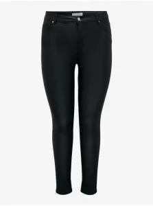 Black women's faux leather skinny fit jeans ONLY CARMAKOMA Anne - Women #2830017