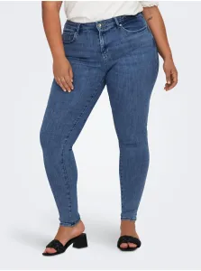 Blue Womens Skinny Fit Jeans ONLY CARMAKOMA Power - Women #2640239