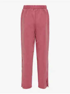 Dark pink girls' sweatpants ONLY Scarlett - Girls