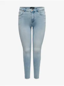Light blue womens skinny jeans ONLY CARMAKOMA Willy - Women