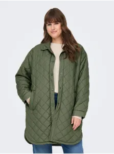 Khaki ladies quilted light coat ONLY CARMAKOMA New Tanzia - Women #939514