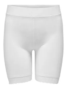 ONLY CARMAKOMA Pantaloncini da donna CARTIME Skinny Fit 15176215 White 3XL/4XL