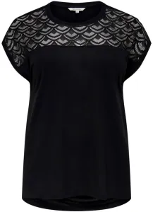 ONLY CARMAKOMA T-shirt da donna CARFLAKE Regular Fit 15197908 Black 7XL