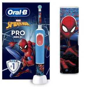 Oral B Spazzolino elettrico con custodia da viaggio Vitality Pro Kids Spiderma