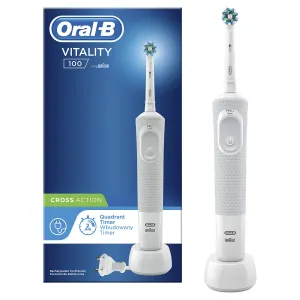 Oral B Spazzolino elettrico Vitality D100 Cross Action White