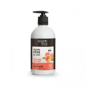 Organic Shop Sapone mani nutriente Rosa e pesca (Nourising Hand Soap) 500 ml