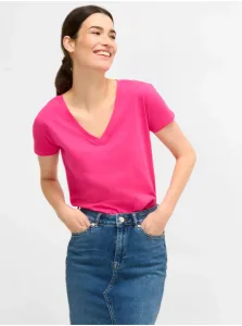 Dark pink basic T-shirt ORSAY - Women