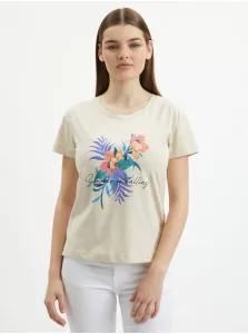 Orsay Beige Womens T-Shirt - Women