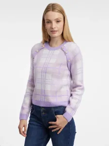 Orsay Light Purple Women's Check Sweater - Women